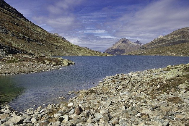 Kostenloser Download Bergsee Berge - kostenloses kostenloses Foto oder Bild zur Bearbeitung mit GIMP Online-Bildbearbeitung