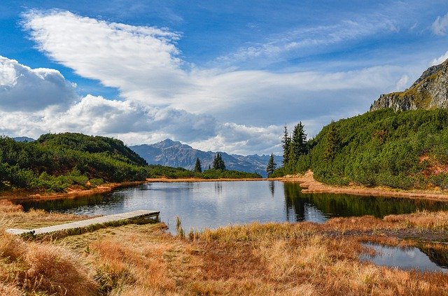 Free download Lake Bergsee Wiegensee -  free photo or picture to be edited with GIMP online image editor