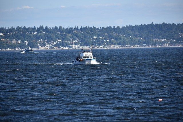 Free download Lake Boat Blue -  free photo or picture to be edited with GIMP online image editor
