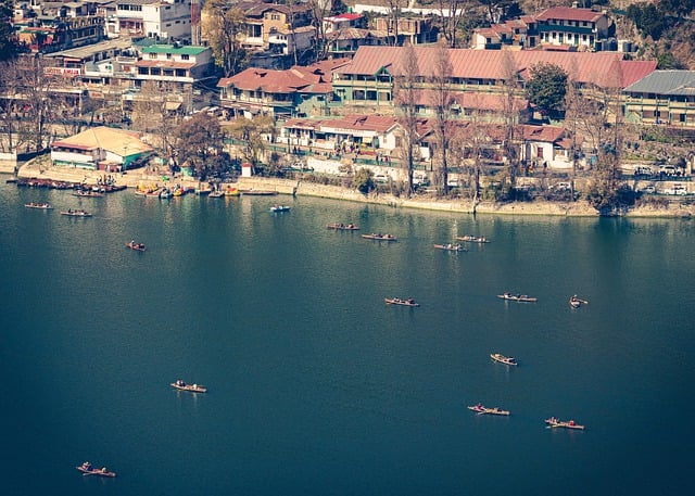 Free download lake boats city hills nainital free picture to be edited with GIMP free online image editor