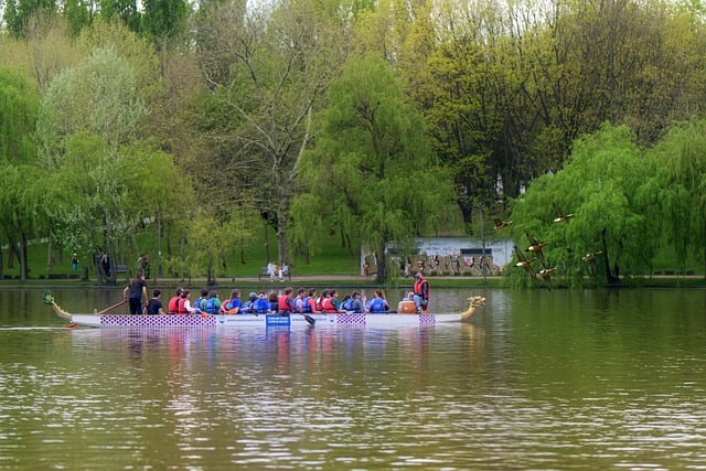 Free download lake canoe people water rowing free picture to be edited with GIMP free online image editor