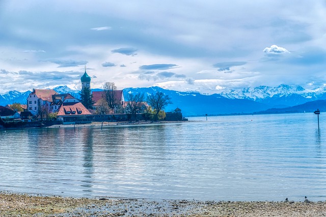 Free download lake city village lake constance free picture to be edited with GIMP free online image editor