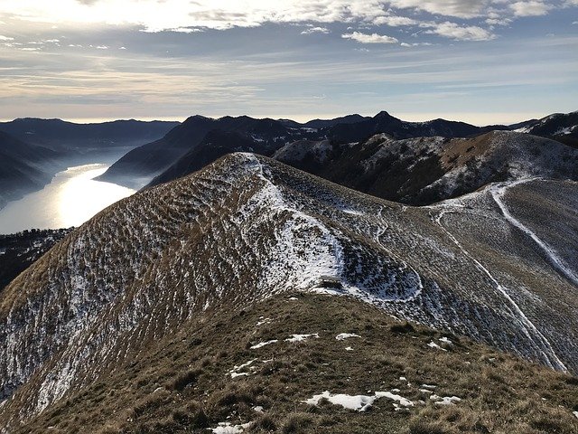 Free download Lake Como From Mount Sertore -  free photo or picture to be edited with GIMP online image editor