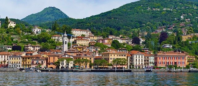 Free download Lake Como Menaggio Panorama -  free photo or picture to be edited with GIMP online image editor