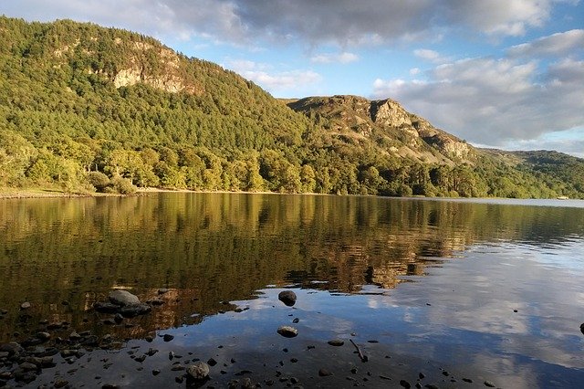 Scarica gratuitamente Lake District Cumbria Mountains: foto o immagini gratuite da modificare con l'editor di immagini online GIMP