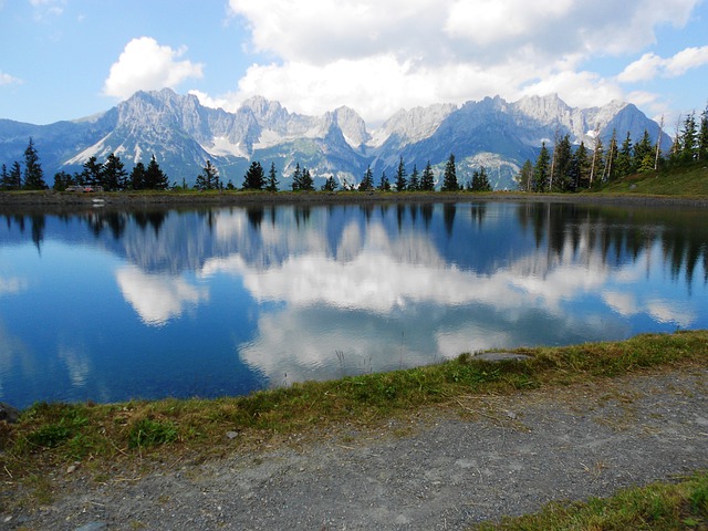 Free download lake going am wilden kaiser free picture to be edited with GIMP free online image editor
