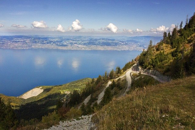 تنزيل Lake Haute-Savoie France مجانًا - صورة مجانية أو صورة ليتم تحريرها باستخدام محرر الصور عبر الإنترنت GIMP