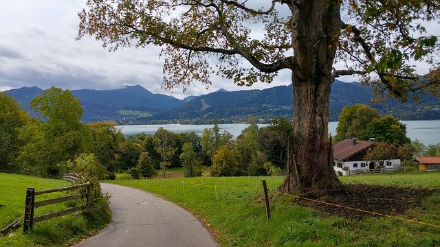Free download Lake Hiking Tegernsee -  free photo or picture to be edited with GIMP online image editor