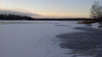 Free download Lake Iced Over in Minnesota free photo or picture to be edited with GIMP online image editor