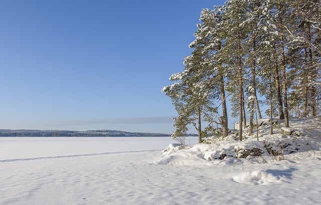 Free download lake ice kuopio winter free picture to be edited with GIMP free online image editor