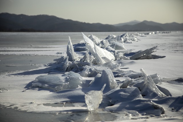 Free download lake ice mountain water winter free picture to be edited with GIMP free online image editor