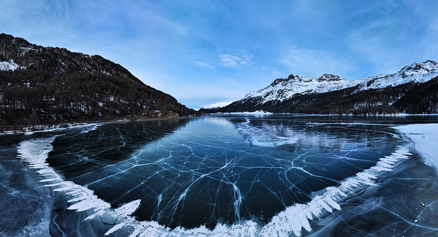 Free download lake ice winter switzerland free picture to be edited with GIMP free online image editor