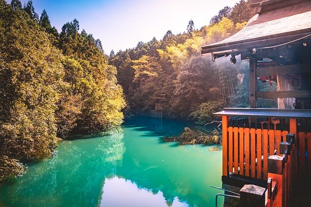 Muat turun percuma Lake Idyll Landscape - foto atau gambar percuma untuk diedit dengan editor imej dalam talian GIMP