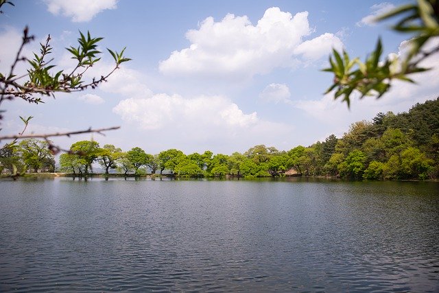Скачать бесплатно озеро Пейзаж Водохранилище - бесплатное фото или изображение для редактирования с помощью онлайн-редактора изображений GIMP