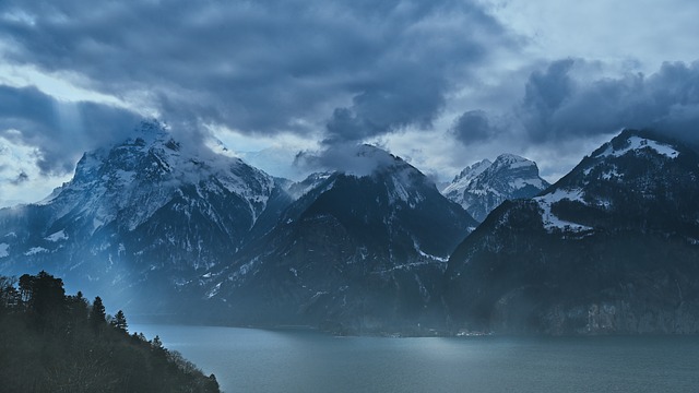 Free download Lake Lucerne Region Clouds free photo template to be edited with GIMP online image editor