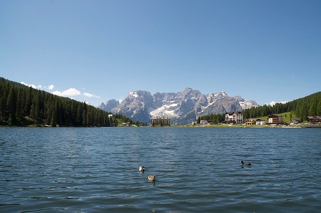 Template Photo Lake Misurina Dolomites for OffiDocs