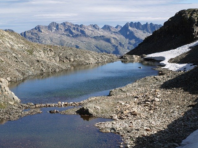 Free download Lake Mountain Mountains -  free photo or picture to be edited with GIMP online image editor