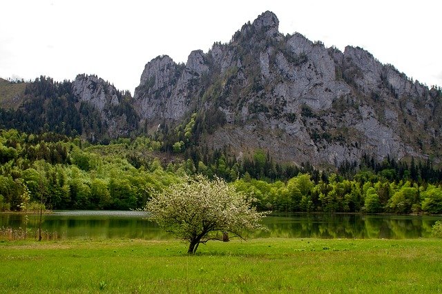 Скачать бесплатно Lake Mountain Nature - бесплатно фото или картинку для редактирования с помощью онлайн-редактора изображений GIMP