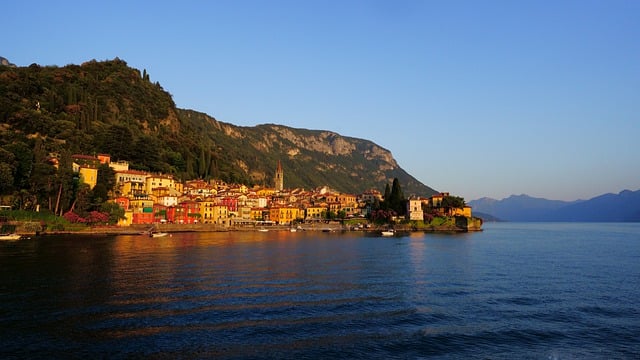 Free download lake mountain nature varenna italy free picture to be edited with GIMP free online image editor