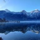 Lake mountains fog landscape  screen for extension Chrome web store in OffiDocs Chromium