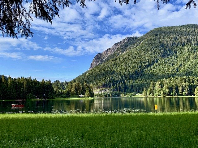 Muat turun percuma Lake Pointed Bavaria Upper - foto atau gambar percuma untuk diedit dengan editor imej dalam talian GIMP