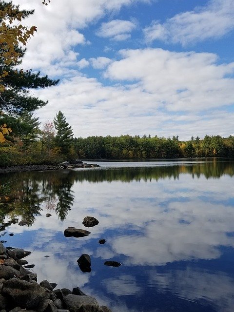 Free download Lake Reflection Clouds -  free photo or picture to be edited with GIMP online image editor