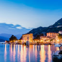 Lakeside Houses at Night  screen for extension Chrome web store in OffiDocs Chromium