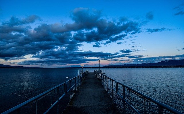 Muat turun percuma Lake Sky Clouds - foto atau gambar percuma untuk diedit dengan editor imej dalam talian GIMP