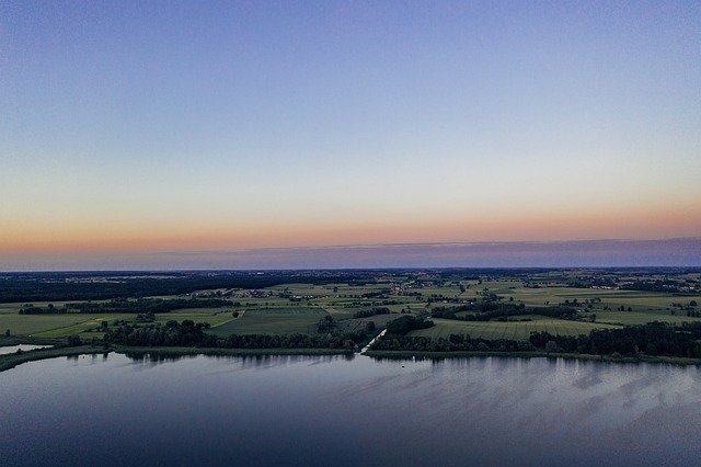 Gratis download Lake Sunset Sunrise - gratis foto of afbeelding om te bewerken met GIMP online afbeeldingseditor