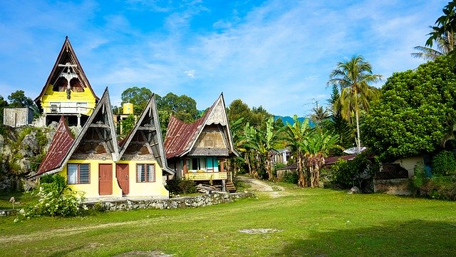 Free download Lake Toba North Sumatra Terrain -  free photo or picture to be edited with GIMP online image editor