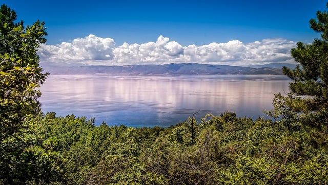 قم بتنزيل صورة مجانية لأشجار البحيرة والغيوم المائية والغابات لتحريرها باستخدام محرر الصور المجاني عبر الإنترنت GIMP