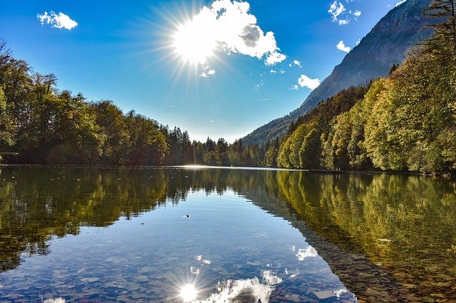 Unduh gratis Danau Tyrol Water - foto atau gambar gratis untuk diedit dengan editor gambar online GIMP