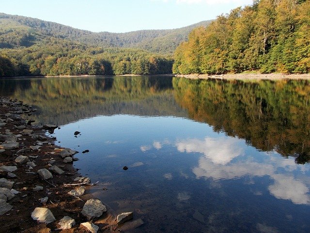 Free download lake water p mountains nature free picture to be edited with GIMP free online image editor