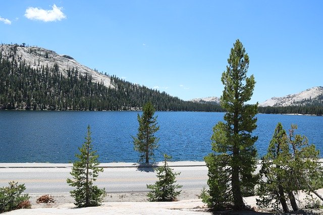 Free download Lake Yosemite Mountains -  free photo or picture to be edited with GIMP online image editor