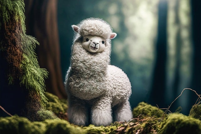 Free download lama alpaca fluffy animal forest free picture to be edited with GIMP free online image editor