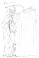 Free download La Mort Esquisse free photo or picture to be edited with GIMP online image editor