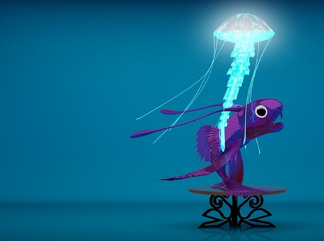 Free download Lamp Fish Medusa -  free illustration to be edited with GIMP free online image editor