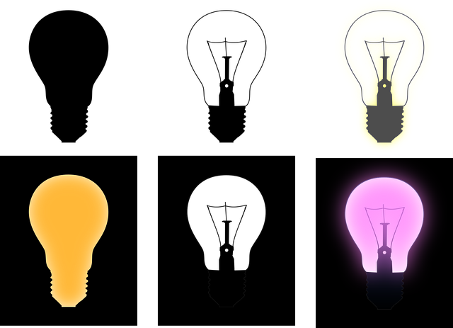 Free download Lamp Idea Colors - Free vector graphic on Pixabay free illustration to be edited with GIMP free online image editor