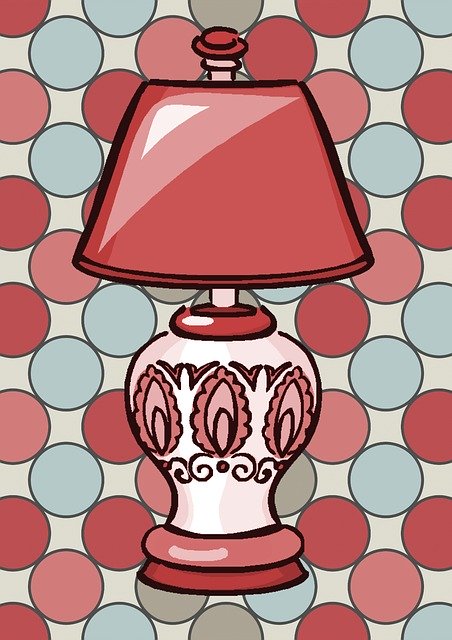 Free download Lamp Red Modern -  free illustration to be edited with GIMP free online image editor