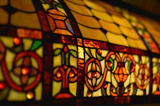 Free download Lamp Stained Glass Coloured -  free photo or picture to be edited with GIMP online image editor