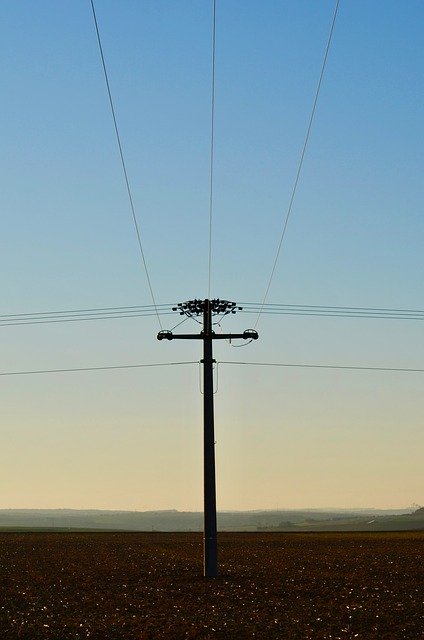 Unduh gratis Landline Overhead Line Current - foto atau gambar gratis untuk diedit dengan editor gambar online GIMP