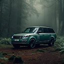 Land Rover Range Rover Dark Green Theme  screen for extension Chrome web store in OffiDocs Chromium