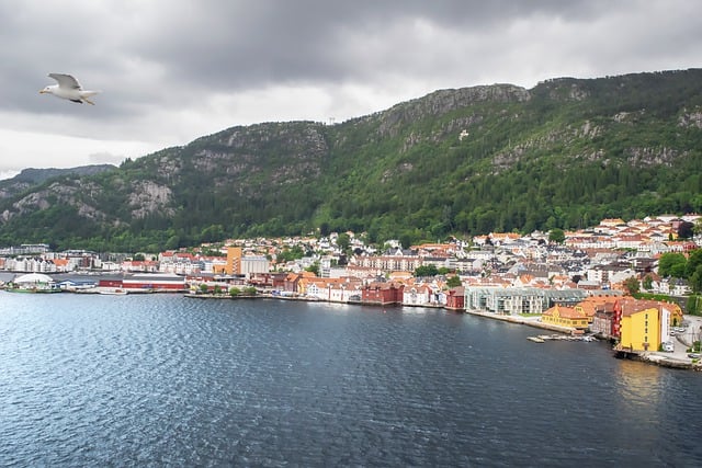 Free download landscape bergen city norway free picture to be edited with GIMP free online image editor