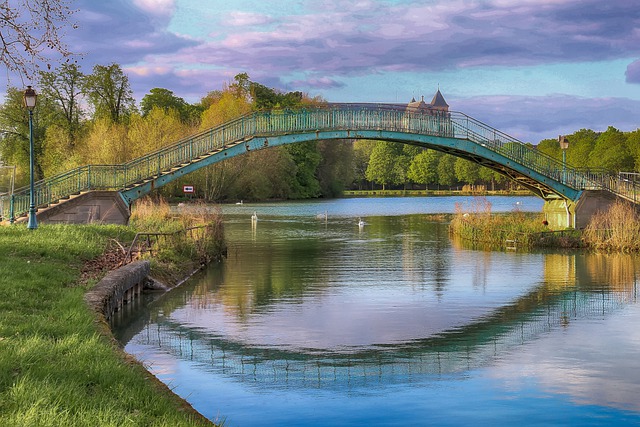 Gratis download landschapsbrug reflectie gratis foto om te bewerken met GIMP gratis online afbeeldingseditor