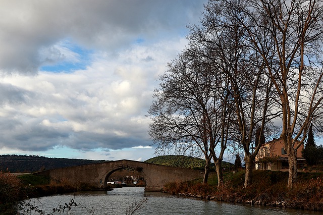 Free download landscape canal du midi france free picture to be edited with GIMP free online image editor