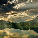 landscape lake sunlight  screen for extension Chrome web store in OffiDocs Chromium