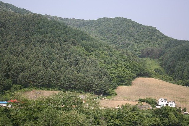Free download Landscape Mountain Scenery Gangwon -  free photo or picture to be edited with GIMP online image editor