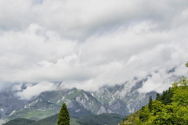 Free download landscape mountains clouds nature free picture to be edited with GIMP free online image editor