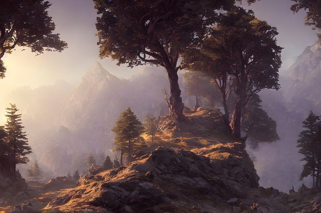 Free download landscape mountains nature sunset free picture to be edited with GIMP free online image editor