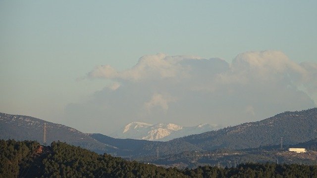 Free download Landscape Mountains Snow free photo template to be edited with GIMP online image editor